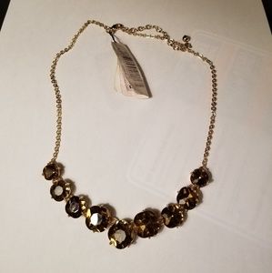 NWT Necklace topaz, simulated